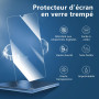 NEW'C Lot de 3, Verre Trempé pour Samsung Galaxy A06 (6,7 Pouces) Film en Protection écran efficace contre les Rayures - sans Bu
