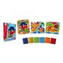 Janod - Coffret Mosaïques en Mousse Pirates - Les Ateliers du Calme - Kit Loisir Créatif Enfant - Apprentissage Motricité fine e