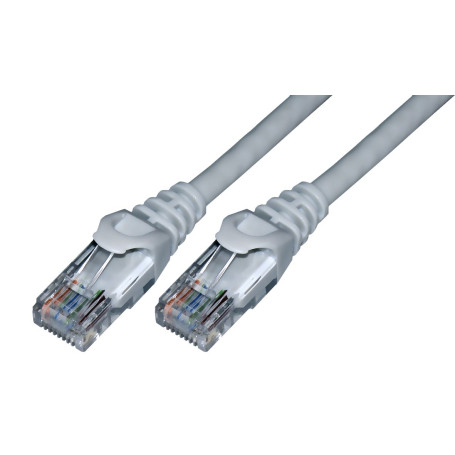 MCL Samar UTP6-5M Cordon Cat 6 RJ45 U/UTP 5m Gris
