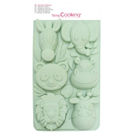 ScrapCooking - Moule Silicone Animaux de la Jungle - 3166