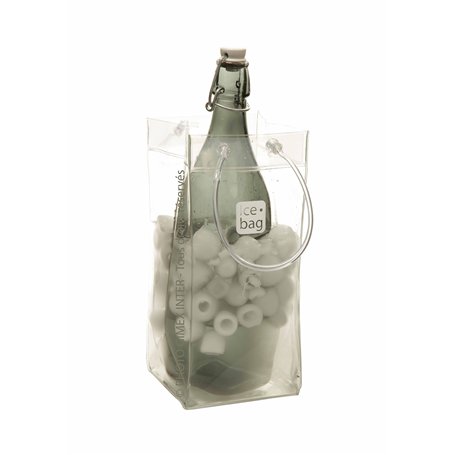 Gimex 17407 Ice Bag Basic Rafraîchisseur 1 Bouteille Clair 30 x 1 x 15 cm