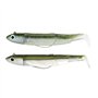 Fiiish Double Combo Off Shore Black Minnow No.3-12cm - 25g - Kaki - Ghost Minnow - BM3021
