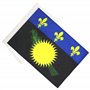 AZ FLAG - Drapeau Guadeloupe - 45x30 cm - Pavillon Guadeloupéen - France 100% Polyester Avec Deux Cordelettes - 20g