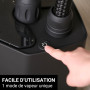 STEAMONE - Steamer Défroisseur à vapeur 1800W 40g/min - Steamer vertical - Autonomie 45min - Capacité réservoir 1,8L - Elimines
