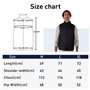 Todeco Gilet chauffant, veste chauffante pour homme/femme, avec 20000mAh batterie incluse, 3 Niveau de chauffant, 21 zones chauf