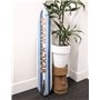 Planche de Surf décorative Beach House 100cm en Bois Bleu et Blanc