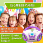 Tinygeeks Tunes Lecteur CD Enfant - Nouveauté - Radio FM - Piles incluses - Radio Mignon avec Haut-parleurs - Le Cadeau Parfait 