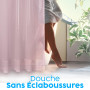 ZENO Rideau Douche 180x180 cm - Rideau de Douche Lavable - Premium PEVA + Oeillets Inoxydables + 3 Aimants - Imperméable et Lége