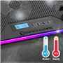 EMPIRE GAMING - Guardian C900 Refroidisseur PC Ordinateur Portable 12’’ à 17’’ RGB Gamer -9 Ventilateurs - Contrôleur LCD -10 Mo