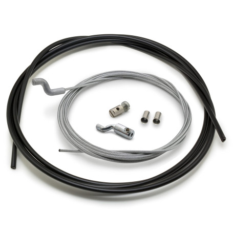 Easyboost Câble de Gaz Souple Ø1.5mm avec Embout Z Gaine et Serre-câble en Z Accélérateur Carburateur Poignée Kit de Réparation