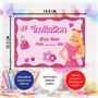 Magik Moments Kit Création Invitation Anniversaire Enfant à Gratter | Thème Barbie | 10 Cartes avec Stickers, Enveloppes et Auto