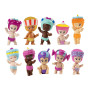 Bandai - Bibi Chibis - Pack de 5 - Modèle Aléatoire - Mini-Figurines bébé à Collectionner - 5 Figurines Chibi Dont 3 Mystères -