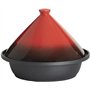 WEB2O Tajine Induction et Vitro-céramique INOX (Rouge et Noir degradé)