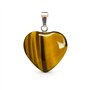 Felicidade Pendentif Cœur en Œil de Tigre - Bijou Protecteur et Naturel