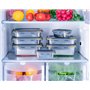 PIKA - Lot de 7 boites alimentaires en inox - 3x 820ml + 2x 1200ml + 2x 260ml – Hermétique - Compatible au micro-ondes, four, co