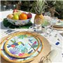 Les Jardins de la Comtesse - Grand Saladier en Mélamine Pure – Toucans de Rio - 4L / Ø 31 cm – Multicolore - Service de Table de