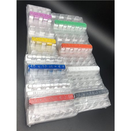 Monétique Lot de 200 étuis à monnaie (8 x 25 étuis)