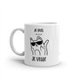 Tasse Mug Cadeau Chat Grincheux Grognon Ronchon- Je Fais ce que Je Veux - Rigolo Humour Amusant