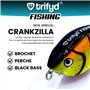 Le Pack de 3 leurres de Peche carnassier crankzilla