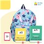 mybagstory - Sac à dos – Stitch - Bleu - Enfant - Ecole - Maternelle - Garderie – Primaire - Cartable Fille - 39 cm - Idée Cadea