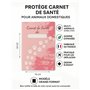 nemau - Protège Carnet de Santé pour Chats, Chiens et Animaux Domestiques - Gomme Expansée - Fabriqué en France - Durable et Rés