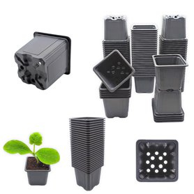 Verdonia 100 Godets Plastique 8cm pour Semis
