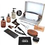 Kit/Set/Coffret d'entretien et de soin pour barbe avec Soin de barbier | Cosmetique Made in France ✮ BARBER TOOLS ✮