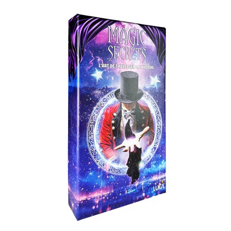 LUGY - Boite de Magie - 30 Tours Magie Enfant - Jeu Magie avec 5 Accessoires Magiques et DIY 10/14ans - Coffret de Magie Compact