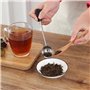 Infuseur boule à thé rotative | Cuillère passoire à thé en acier inoxydable | Poignée ergonomique | Filtre à thé innovant et ast