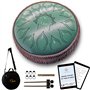 ORORA Handpan Steel Tongue drum (12 pouces 13 notes) - Instrument de musique enfant et adulte - Tambour zen et méditation - Eboo