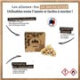 Le Bouscatier Allume-feu écologique en Laine et Cire de Bois 100% naturels pour cheminée poêle cuisinière Barbecue brasero. 60 à