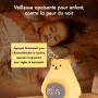 Kemi Goods Réveil Enfant Jour/Nuit avec Veilleuse LED – Contrôle Via Appli iOS/Android – Réveil Éducatif et Lumineux – Rechargea