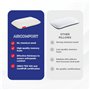 Espira Aircomfort Oreiller Ergonomique Cervical 40x60 5X Plus Respirant. Oreiller Rafraichissant, Oreiller Memoire Forme & Couss