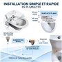 WCCONCEPT toilette japonaise UNIQUE avec renfort+ lumière nocturne LED AUTOMATIQUE-MARQUE FRANCAISE de wc japonais-bidet toilett