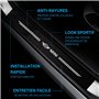 ODOKIT Seuil De Protection Fibre De Carbone Noir - Compatible avec Mini Hatch Countryman Clubman Cabrio - Accessoires 4 Pièces -