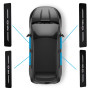 ODOKIT Seuil De Protection Fibre De Carbone Noir - Compatible avec Mini Hatch Countryman Clubman Cabrio - Accessoires 4 Pièces -