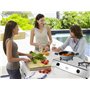 NJ-200 Réchaud à Gaz - 2 Feux Plaque de Cuisson Portable GPL 8.8kW