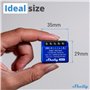 Shelly 1 Mini Gen 3 | Lot de 4 | Relais Smart Switch WiFi & Bluetooth 1 canal 8 A | Domotique | Compatible avec Alexa et Google 