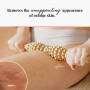 Tuuli Accessories Anti Cellulite Masseur Rouleau de Massage Appareil Maderothérapie Bois 40 cm