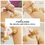 Tuuli Accessories Masseur Rouleau de Massage Appareil Dos Épaule Cou Jambes Corps Musculaire Bois Boule 18 x 7 x 6 cm