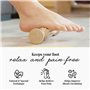 Tuuli Accessories Pied Masseur Massage Appareil Rouleau Bois 20 x 5 cm