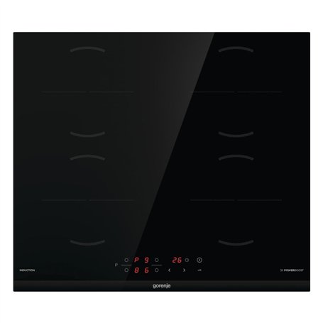 Gorenje GI6401BCE Plaque de Cuisson à Induction - 60 cm - TouchControl - PowerBoost - Timer - ChildLock - Indicateur de Chaleur
