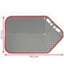 Westmark 62192270 Planche à découper pliable en plastique 3 en 1 Gris/rouge