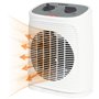 Bomann® Radiateur soufflant avec fonction ventilateur, chauffage électrique avec thermostat réglable en continu et 2 niveaux de