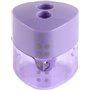 Faber-Castell 183186 - Blister Taille-crayon double grip - Violet pastel