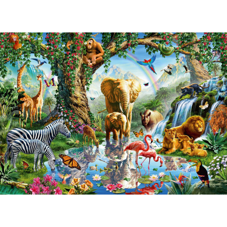 Ravensburger Puzzle 12000682 – Aventure dans la Jungle – Puzzle de 1000 pièces pour Adultes et Enfants à partir de 14 Ans
