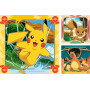 Ravensburger - Puzzle Enfant - Lot de 3 Puzzles 49 pièces - Pikachu, Dracaufeu et Evoli/Pokémon - Fille ou garçon dès 5 Ans - Pu