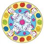 Ravensburger 29704 - Mandala Designer - Mini - Dessin - Loisir créatif - Kit voyage - Pochoir - Licorne - Unicorn - Activité cré