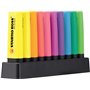 Surligneur STABILO BOSS ORIGINAL - Set de bureau x 10 surligneurs fluo