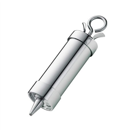 Küchenprofi 0805602800 Seringue de décoration à pâtisserie en acier inoxydable avec 7 douilles et fermeture à baïonnette 24 cm